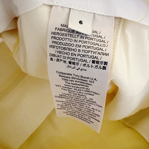 Tory Burch Printed Bee Satin Trouser - Picture 10 of 10